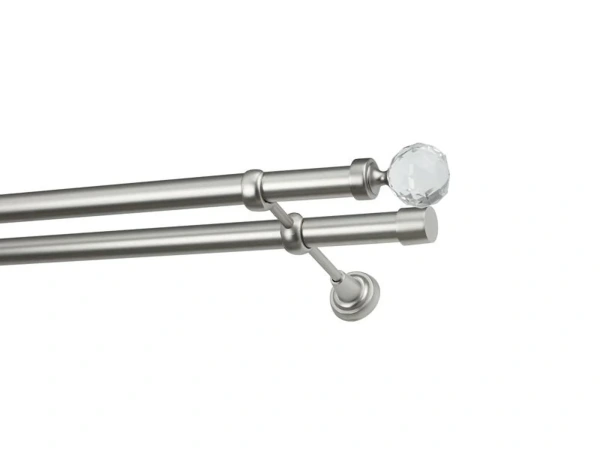 Garniža 25x25mm - 2rady - GUĽA CRYSTAL - satin 1