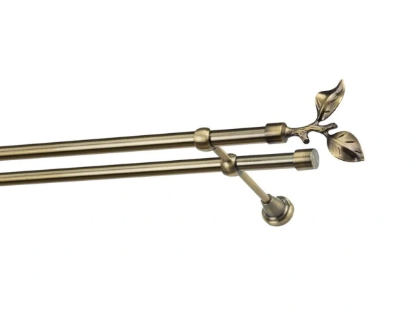 Garniža 19x19mm - 2rady - LIST ROSE - antik 1