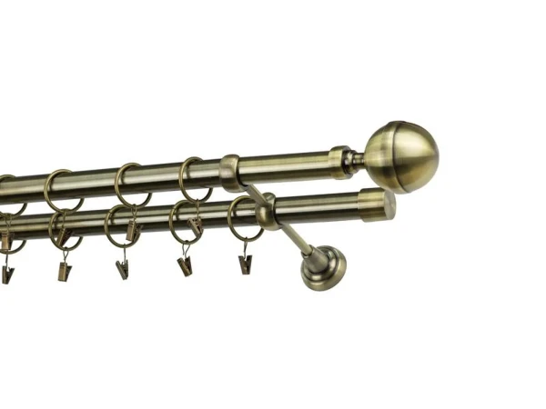 Garniža 25x25mm - 2rady - KALISTO - antik