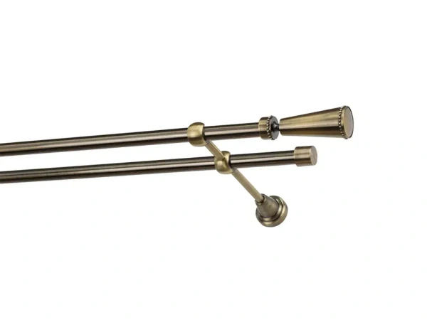 Garniža 16x16mm - 2rady - MILANO CRYSTAL - antik 1