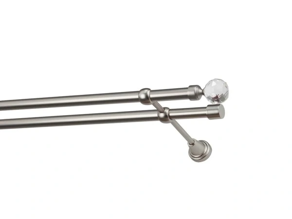 Garniža 19x19mm - 2rady - GUĽA CRYSTAL - satin 1