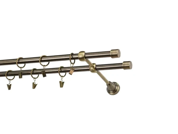 Garniža 16x16mm - 2rady - PULLO - antik