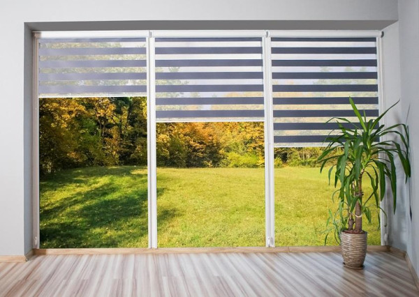 Roleta NOBLE - deň a noc - látka OLYMPOS 5