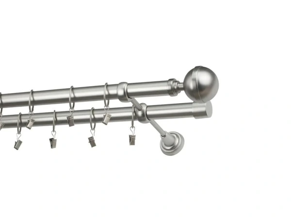 Garniža 25x25mm - 2rady - KALISTO - satin