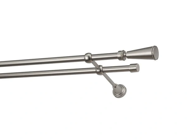 Garniža 16x16mm - 2rady - MILANO CRYSTAL - satin 1