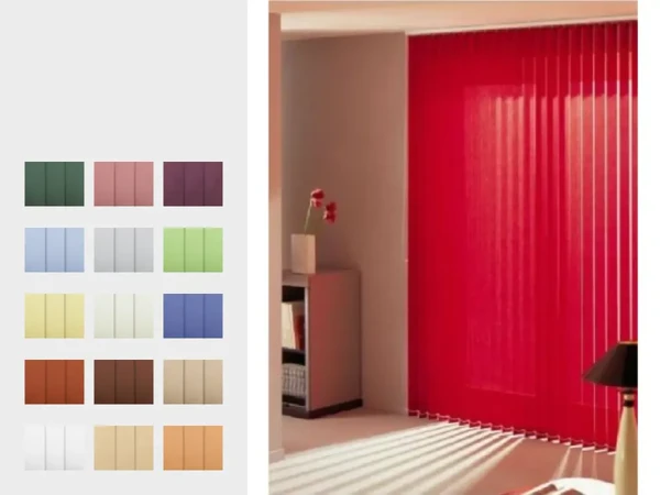 Vertikálne žalúzie - látka CREPPE