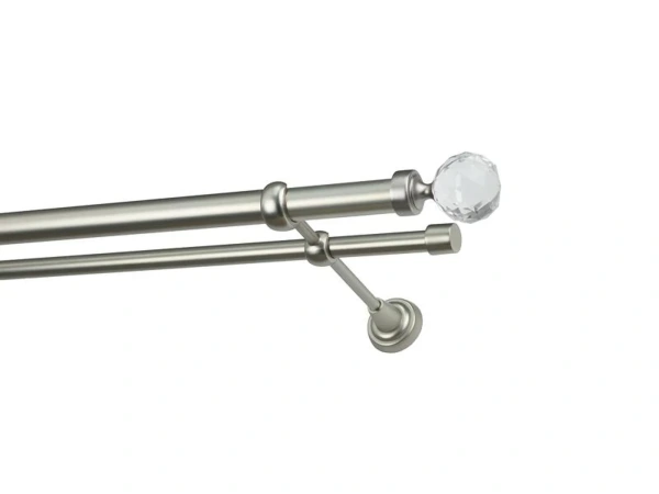 Garniža 25x16mm - 2rady - GUĽA CRYSTAL - satin 1