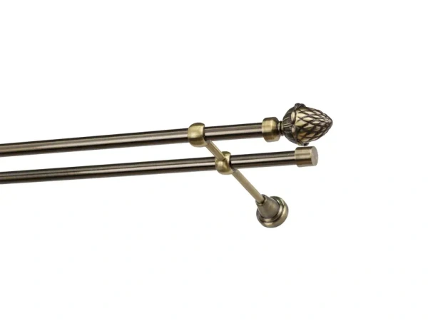 Garniža 16x16mm - 2rady - ŽALUĎ - antik 1