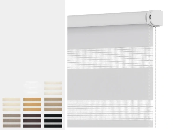 Roleta SOLID S - deň a noc - látka MIAMI