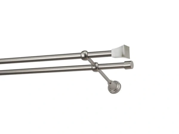 Garniža 16x16mm - 2rady - PLUTON - satin 1