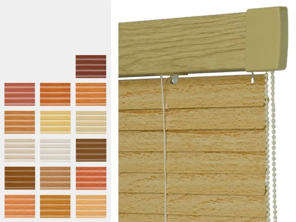 Žalúzie na okná ISSO 1 - 25mm -drevoimitačné