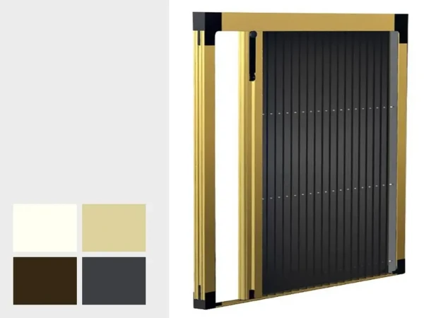 Sieťky na DVERE - PLISÉ jednostranné - bežné odtiene