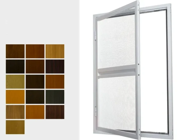 Sieťky na DVERE  - pántové v ráme SMART - renolit