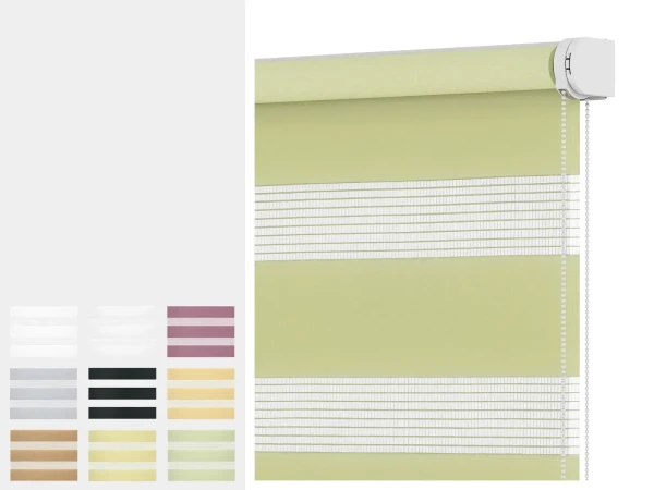 Roleta SOLID S - deň a noc - látka STANDARD