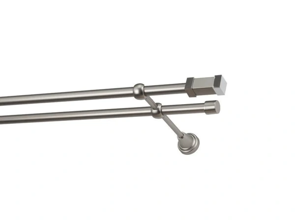 Garniža 16x16mm - 2rady - QUADRO - satin 1