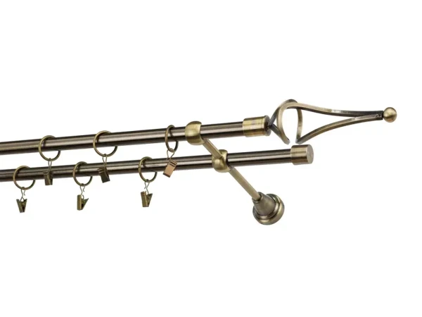 Garniža 16x16mm - 2rady - FALIST - antik