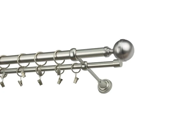 Garniža 25x16mm - 2rady - KALISTO - satin