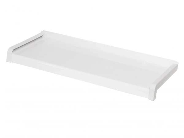 Vonkajšie hliníkové parapety ohýbané - biela RAL 9016