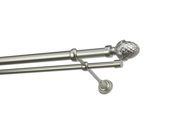 Garniža 25x16mm - 2rady - ŽALUĎ - satin 1