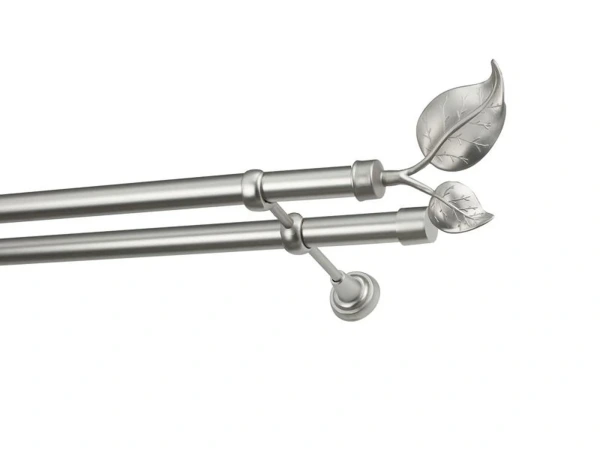 Garniža 25x25mm - 2rady - LIST VEĽKÝ satin 1