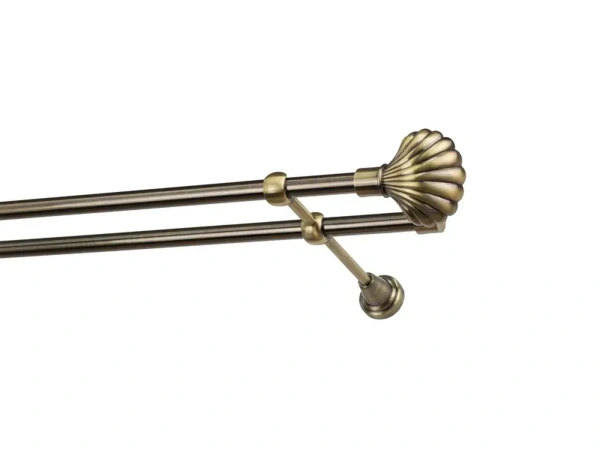 Garniža 16x16mm - 2rady - MUŠĽA - antik 1