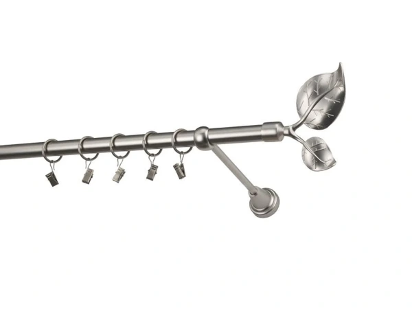 Garniža 19mm - 1rad - LIST VEĽKÝ - satin