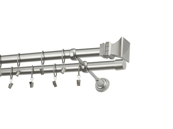 Garniža 25x25mm - 2rady - VEŽA - satin