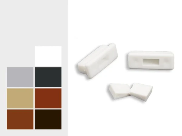 Koncovka textilnej pásky (textabandu) žalúzie ISSO