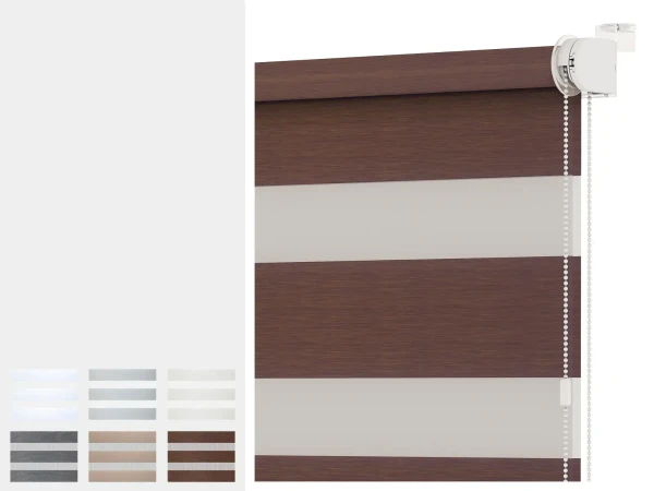 Roleta MINI - deň a noc - látka EXCLUSIVE