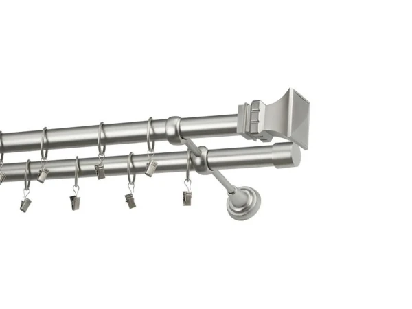 Garniža 25x25mm - 2rady - VEŽA - satin