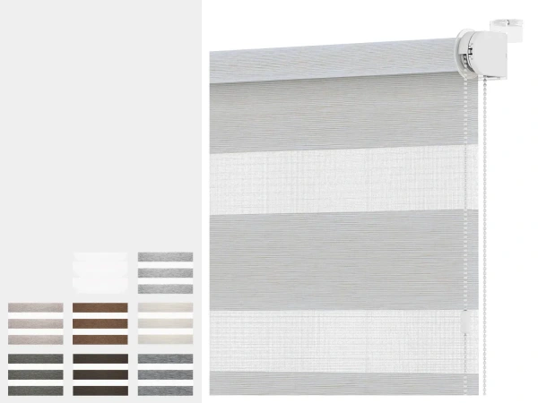 Roleta  MINI - deň a noc - látka MALORKA