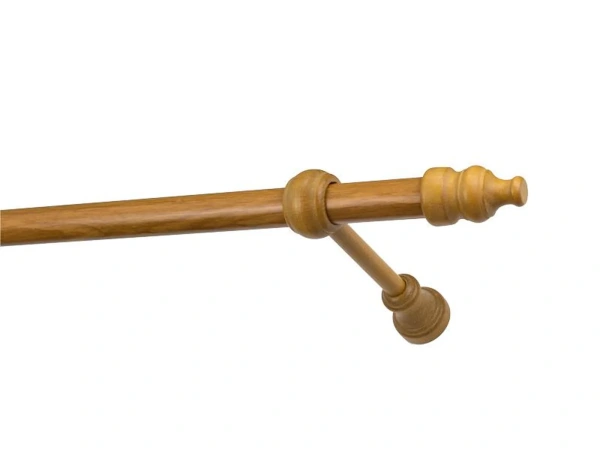 Garniža drevená 28mm jednoradová - DUB ZLATÝ 1