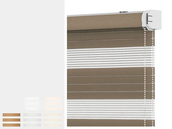 Roleta SOLID M - deň a noc - látka KRÉTA