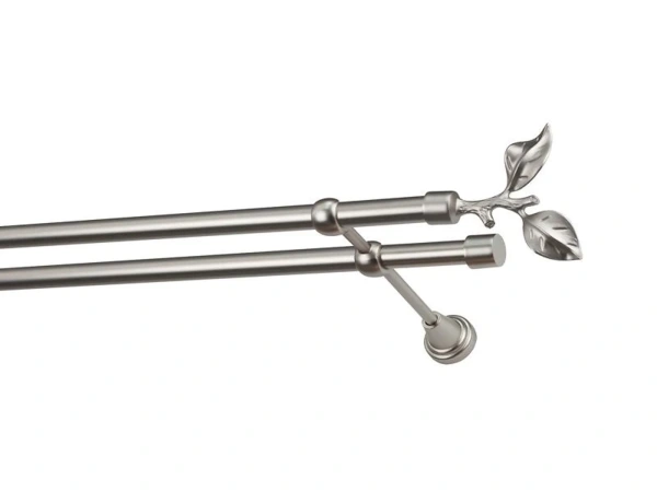 Garniža 19x19mm - 2rady - LIST ROSE - satin 1