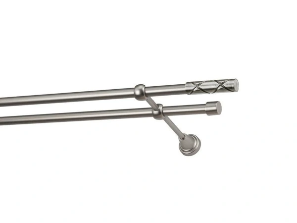 Garniža 16x16mm - 2rady - COKOL - satin 1