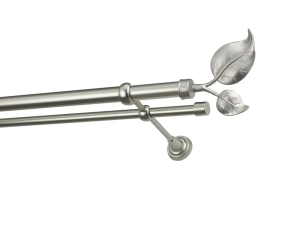 Garniža 25x16mm - 2rady - LIST VEĽKÝ satin 1