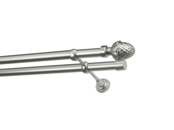 Garniža 25x25mm - 2rady - ŽALUĎ - satin 1