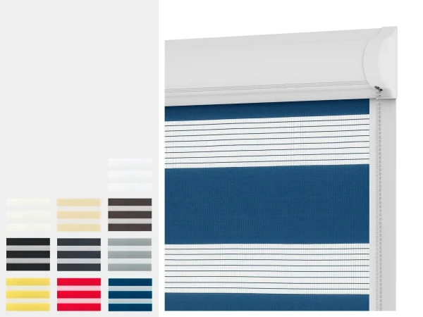 Roleta SWING LITE - deň a noc - látka ZAKYNTHOS