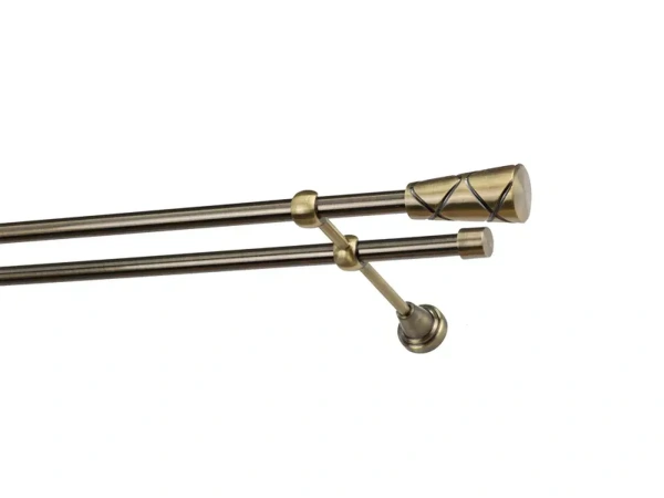 Garniža 16x16mm - 2rady - TRAPEZIUM - antik 1