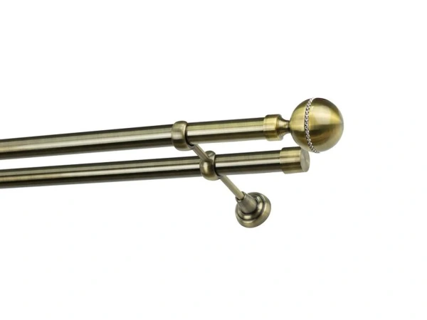 Garniža 25x25mm - 2rady - KALISTO CRYSTAL - antik 1