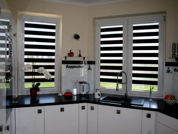 Roleta SWING - deň a noc - látka KRÉTA 4