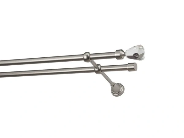 Garniža 16x16mm - 2rady - CRYSTAL CONE - satin 1