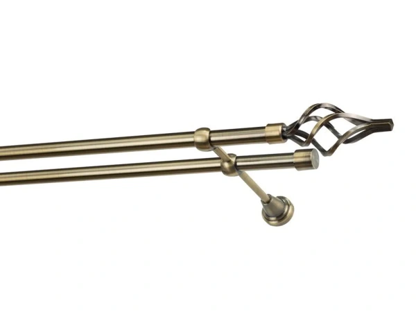 Garniža 19x19mm - 2rady - GUĽA AZUR - antik 1