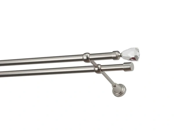 Garniža 19x19mm - 2rady - CRYSTAL CONE - satin 1