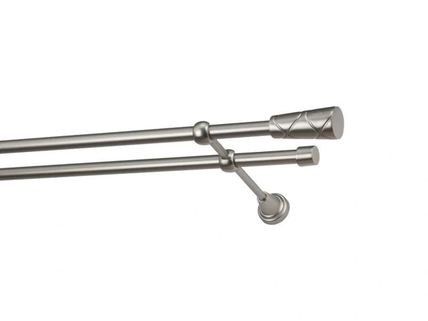 Garniža 16x16mm - 2rady - TRAPEZIUM - satin 1