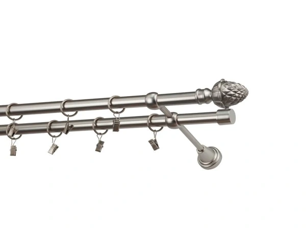 Garniža 19x19mm - 2rady - ŽALUĎ - satin