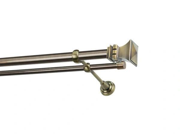 Garniža 25x16mm - 2rady - VEŽA - antik 1